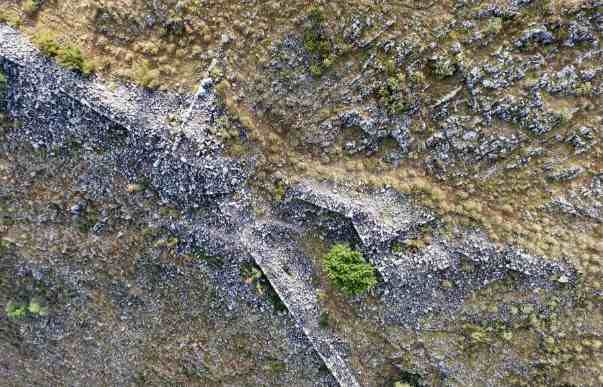 Bird's eye view of the remains of the city, Photo: University of Gothenburg/SIA/EFAK/YPPOA